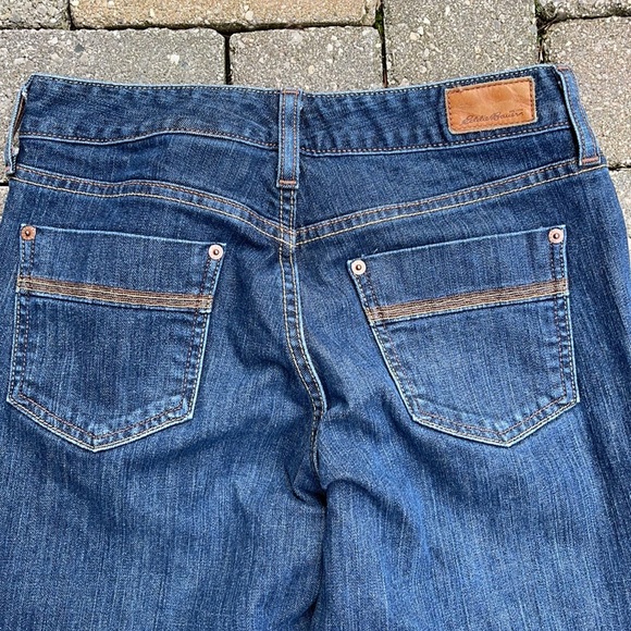 Eddie Bauer Classic Dark Wash Jeans Size 4 - Picture 4 of 10
